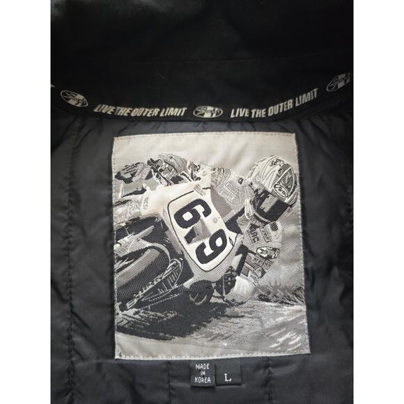 Joe Rocket Men’s L Black Motorcycle Jacket Armor Touring Safety Gear Korean Made - Picture 11 of 12